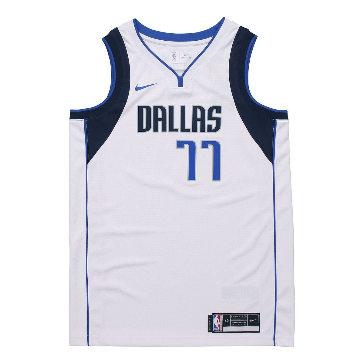 Nike NBA Lukas Doncic Mavericks Jersey White CW3588-109