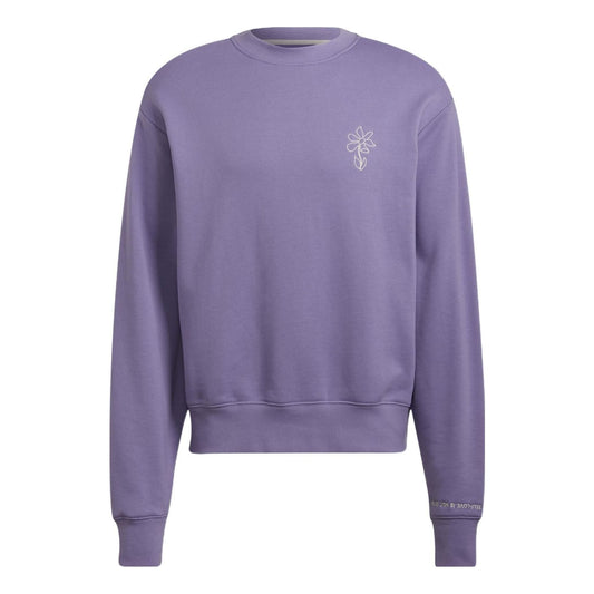 adidas originals Sports Round Neck Pullover Casual Purple HI6016