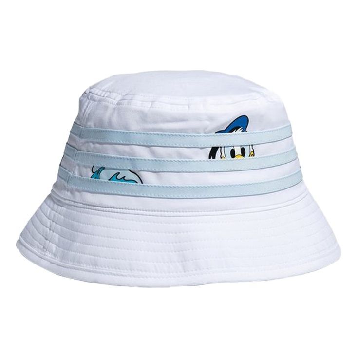 adidas neo adidas Donald Duck Fisherman's hat White GK3351