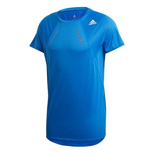 adidas HEAT.RDY TEE M Sports Short Sleeve Blue FK0739