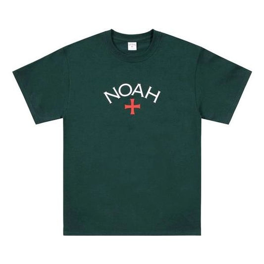 NOAH CORE LOGO TEE Short Sleeve Unisex Dark Green T13FW19DGN