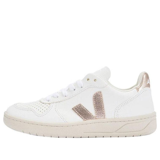 Veja V-10 Chromfree Low-Top Sneakers 'White Gold' VX0502935