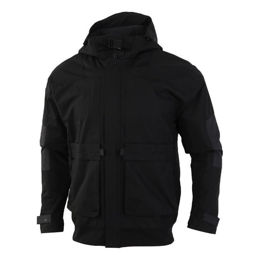 adidas Th Jkt Func Fleece Lined Casual Sports Hooded Jacket Black GM4397