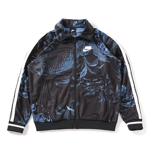 Nike Sports Wear Nsw Athleisure Casual Sports Printing Jacket Black AR1612-010