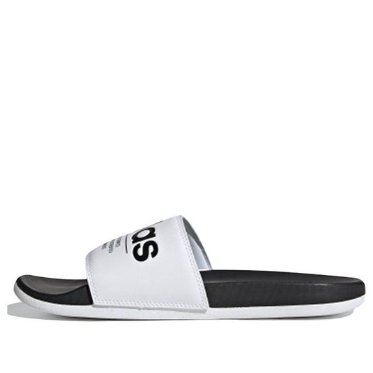 adidas neo Adilette Comport 'Black White' FX4287