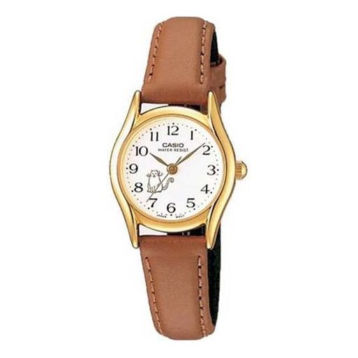 CASIO Quartz Waterproof Brown Analog LTP-1094Q-7B8