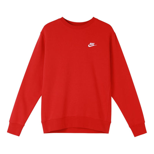Nike Sportswear Casual Sports Round Neck Pullover Red Orange BV2663-657