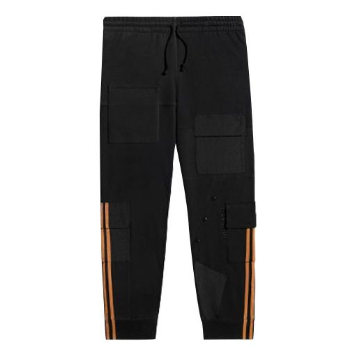 adidas originals x Ivy Park Crossover Cargo Sweatpants Couple Style Black H38828