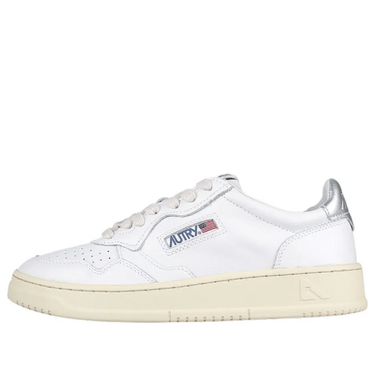 (WMNS) Autry Medalist Leather Low 'White Silver' AULW-LL05