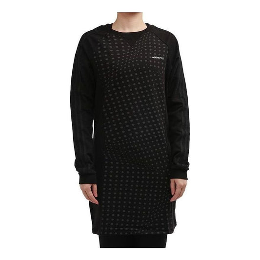 (WMNS) adidas Dress Asia Sizing 'Black' CV7373