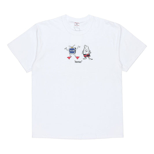 NOAH Unisex NYC Birdwell Friends Tee White T33SS20WHT