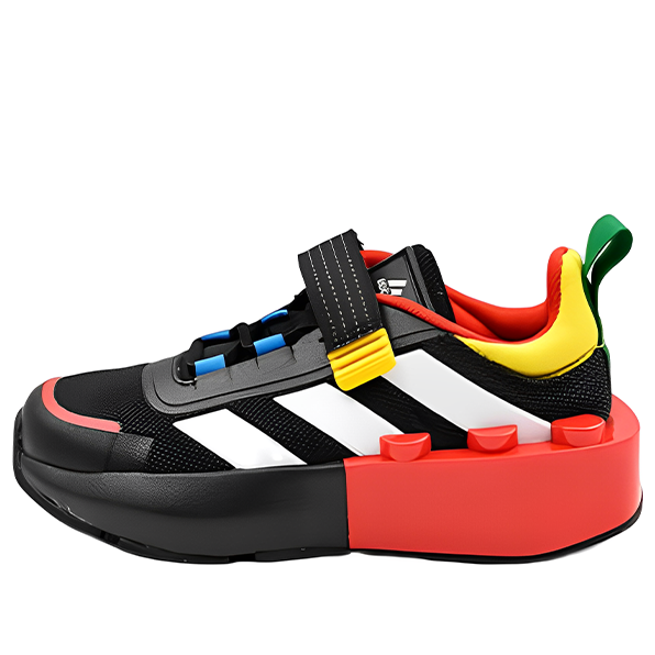 (GS) adidas Tech Runner EL x LEGO 'Core Black Red' HP5877