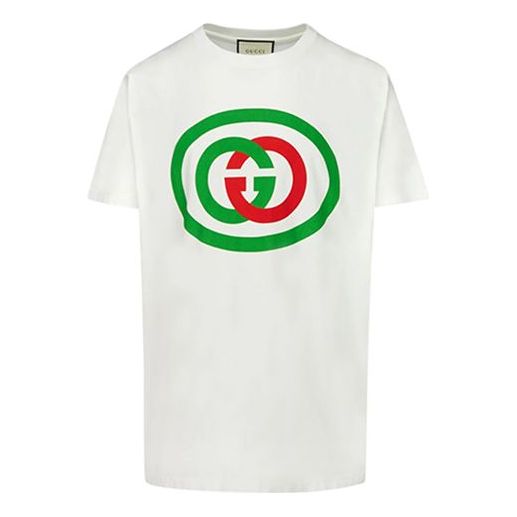 Gucci White Cotton Oversize With Interlocking G White 565806-XJBAU-9037