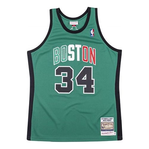 Mitchell & Ness Green 2007-08 Authentic Jersey Paul Pierce #34 AJY4AC19097-BCEKYGN07PPI