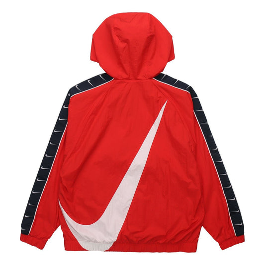 Nike Men's Jacket Hooded Long Sleeve Printed Fashion Jacket CD0420-657