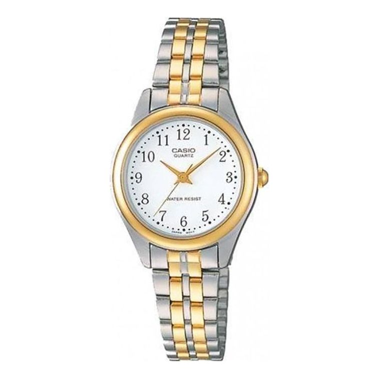 CASIO Female DRESS Japan / South Korea Fashion SilverGold Analog LTP-1129G-7BRDF