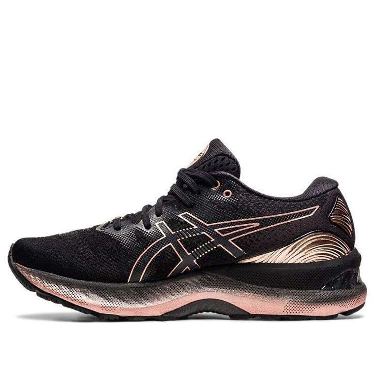 (WMNS) ASICS Gel-Nimbus 23 Platinum 'Black Rose Gold' 1012B013-001