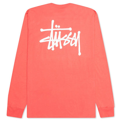 Basic L/S Tee - Pale Red