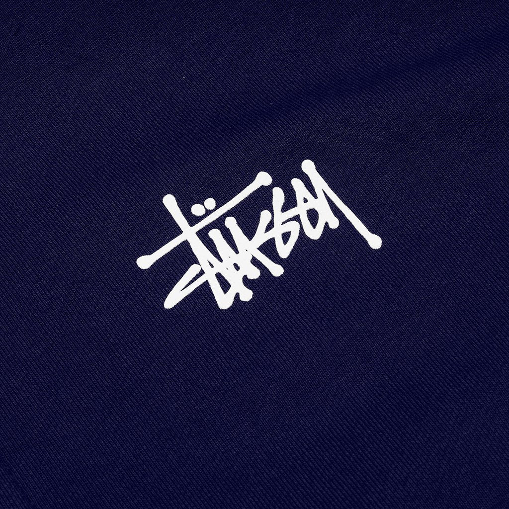 Basic Zip Hoodie - Navy